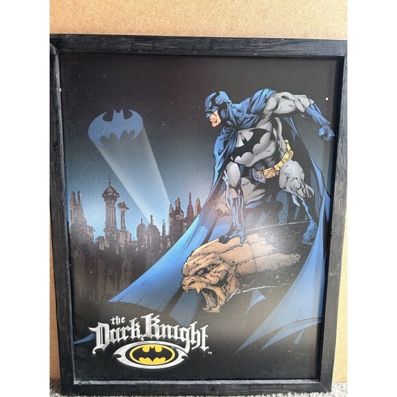 Batman Dark Knight Marvel DC Comics Tin Metal Sign Wall Retro Garage - Picture 1 of 4
